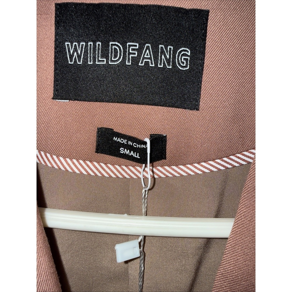 Wildfang  Tux Jacket Blazer S Rose Neon Stripe Funky - Picture 2 of 3
